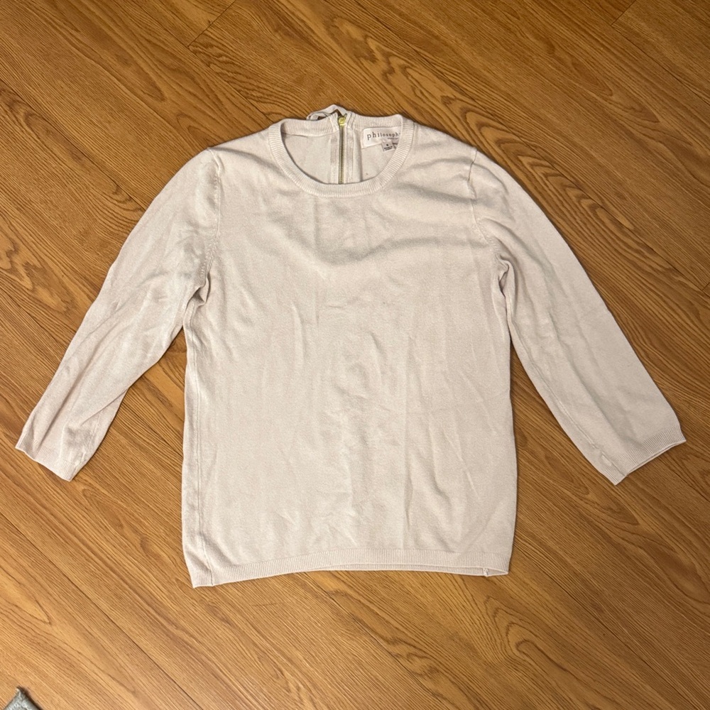 Light pink Long Sleeve Sweater